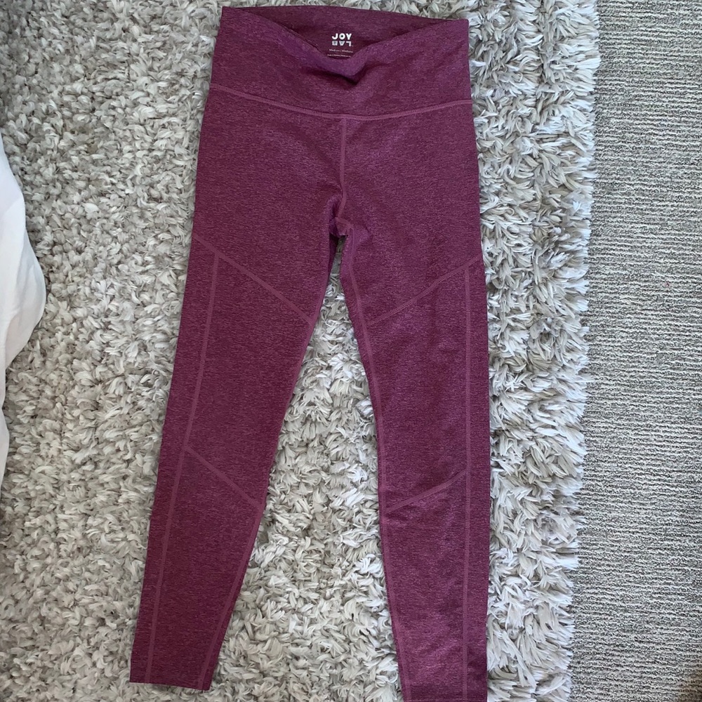 Pink & Black Marled Leggings